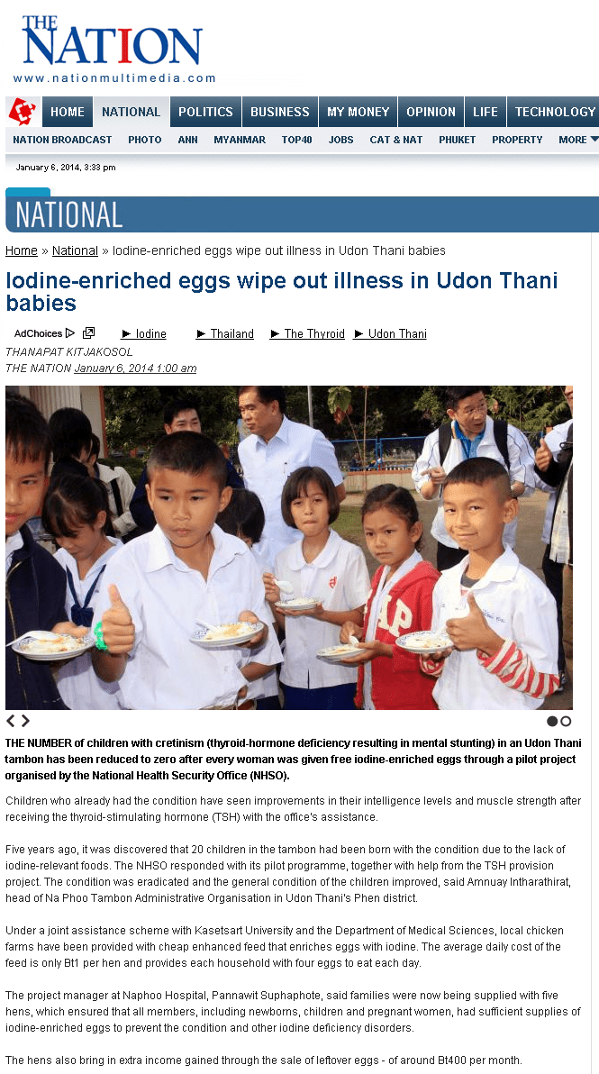 iodine eggs